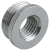 Reduction fittings nickel-plated brass (Round, knurled) - Reduction fittings nickel-plated brass (Round, knurled)
